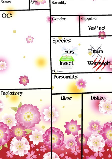 Character sheet