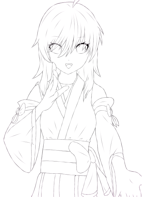 おーい！(塗り絵)