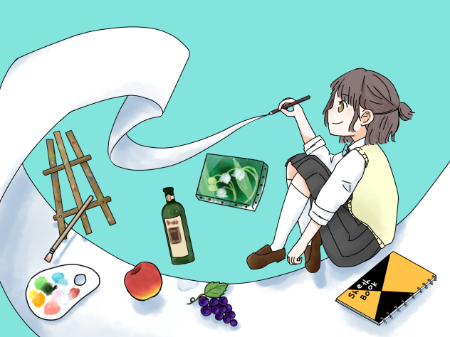 描く