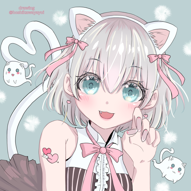 塗り絵 クロネコハロウィン2