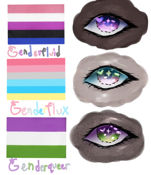 LGBTQ+ Flags as Eyes 3