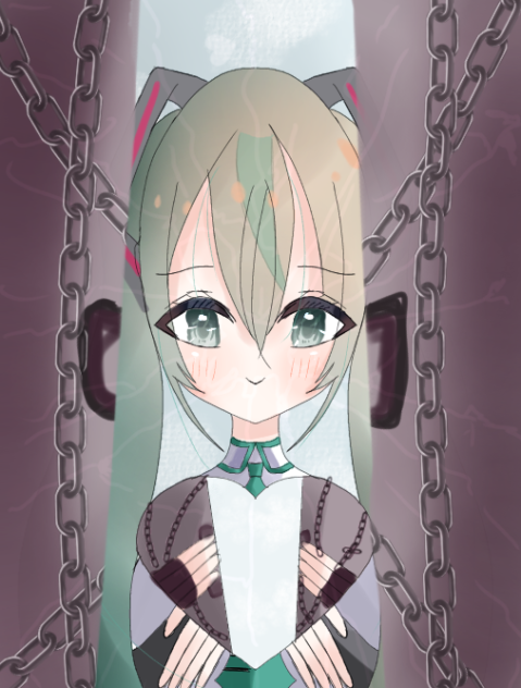 初音ミク  (ちょっと暗め？)