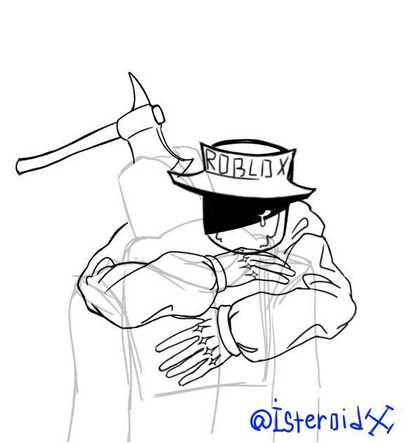 bad things sketch but idk how to colour