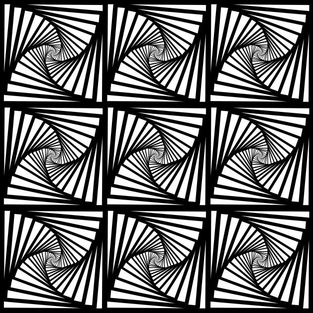 Zentangle pattern_ black