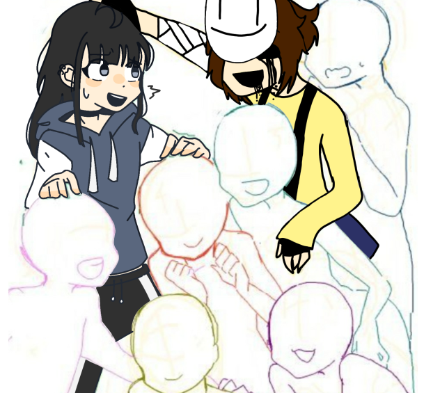 friends group collab - ibisPaint