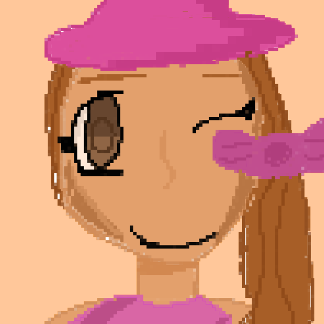 pixel girl witch thingy