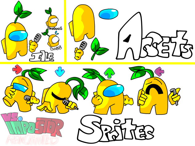 •Yellow Spritesheet•