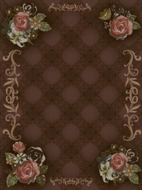 背景 バラアンティーク