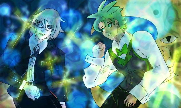 Cilan and Byakuya Togami