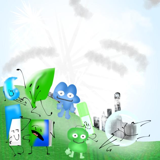 BFDI but Frutiger Aero!