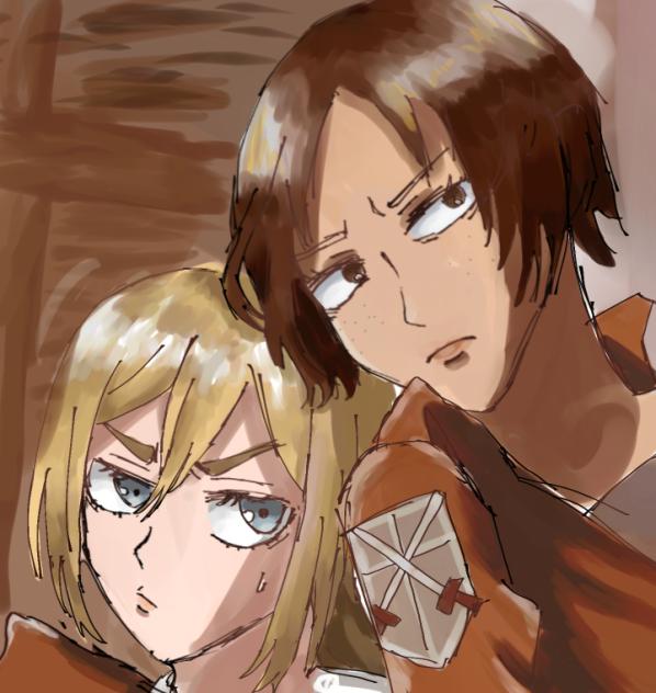 ユミルとヒストリア(クリスタ)