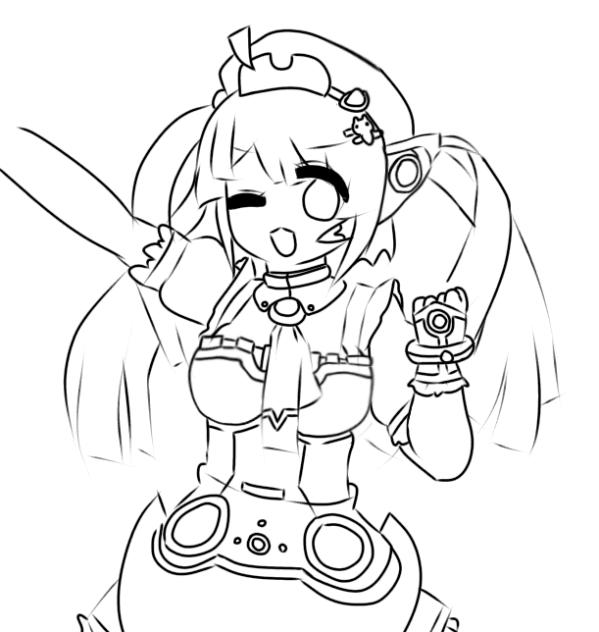 Tone Rion Sketch Line art