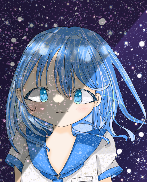400枚記念ー宇宙少女ー