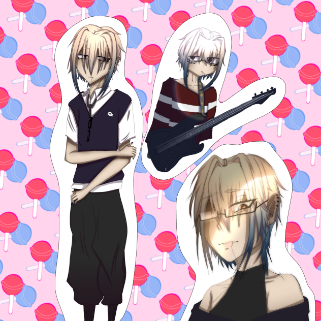 Drawing myself in 3 styles❓ !! 🫶