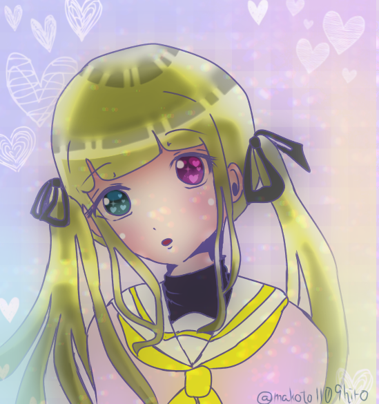 お友達の子を描きました！