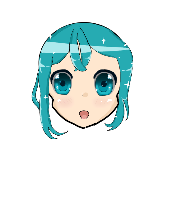 Shining blue