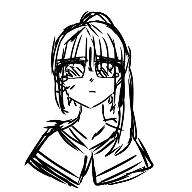 線画にするイラスト
