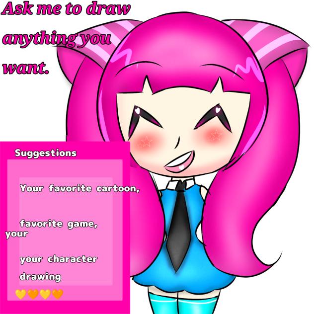 Tell me what to draw 🤭💛