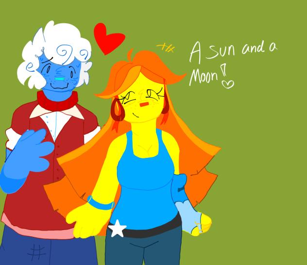 ❤️🌜A moon and a sun’s love!!!!🌞❤️