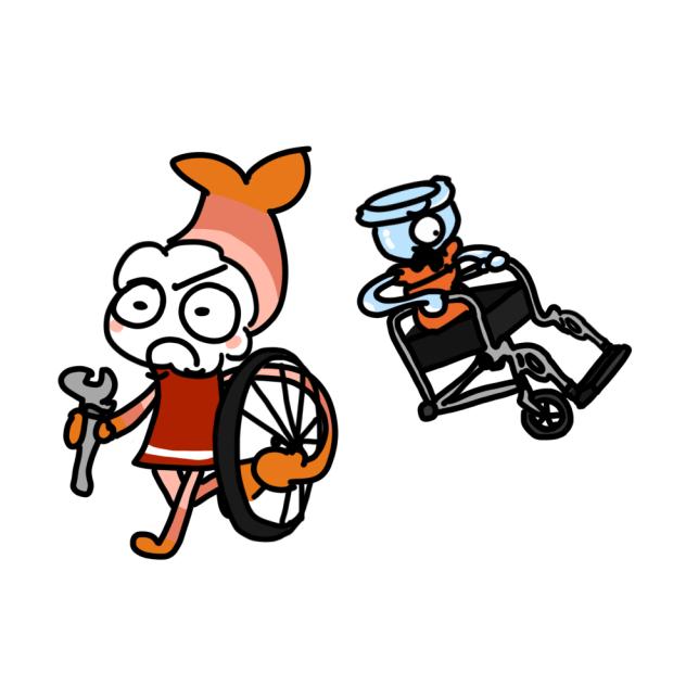 No more wheelchair wheels