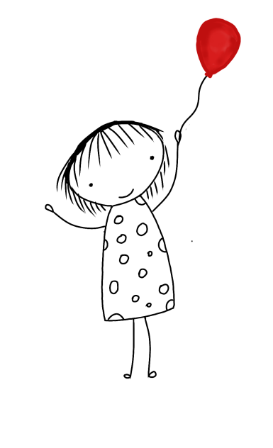 Girl with balloon