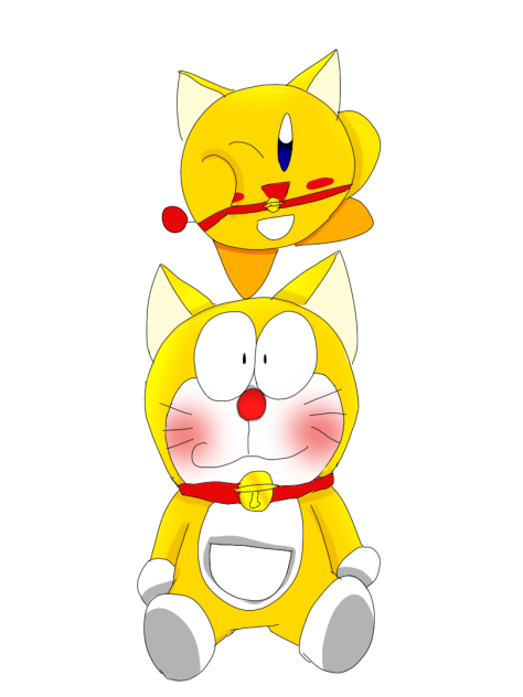 キービィと黄ドラ