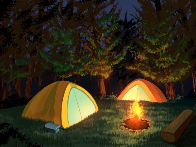 Mountain campingsite⛰🏕