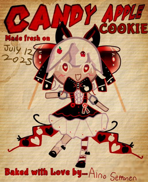 Candy Apple Cookie 🍪 🍎