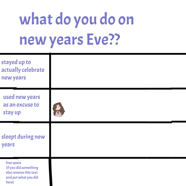 what did you do on new years eve