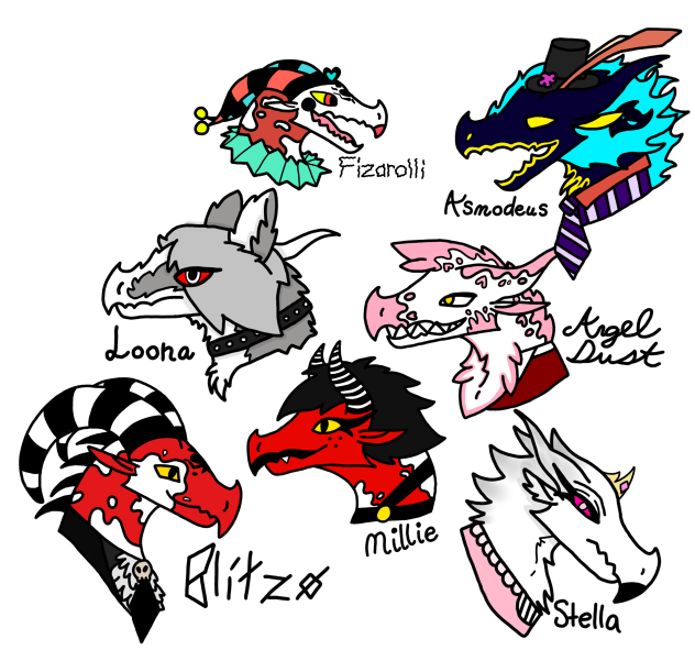 Helluva Dragons - ibisPaint