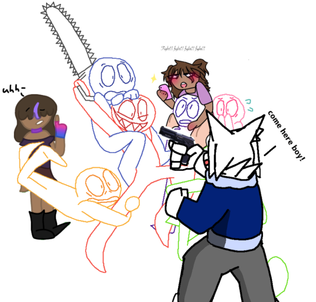 fight collab - ibisPaint