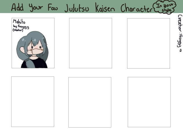 Add ur fav jjk character