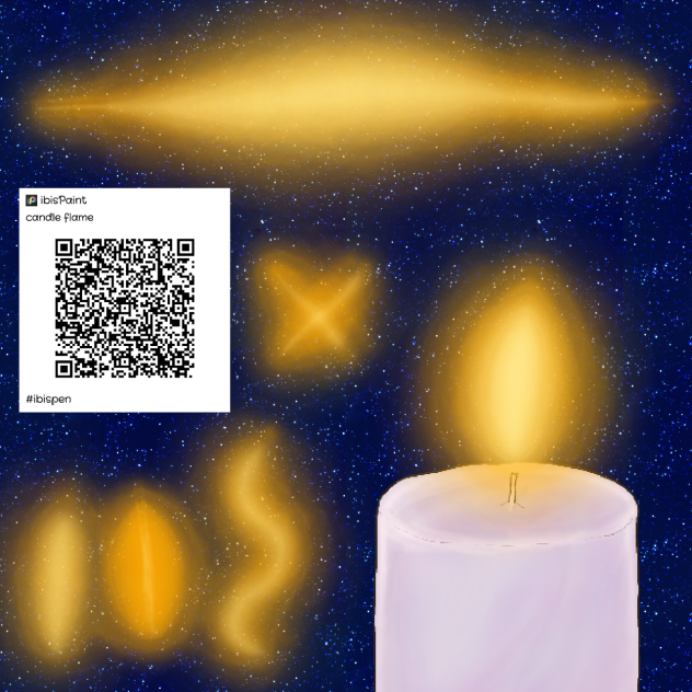 Candle Flame Brush
