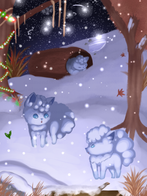 A Vulpix in their free time