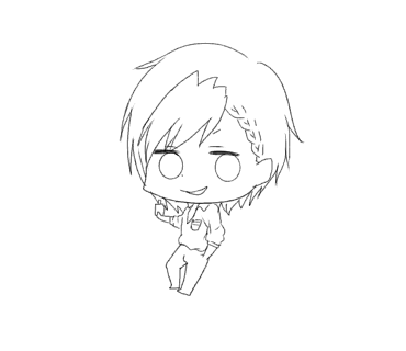 ( ´罒` )線画