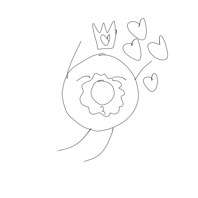 Romantic donut