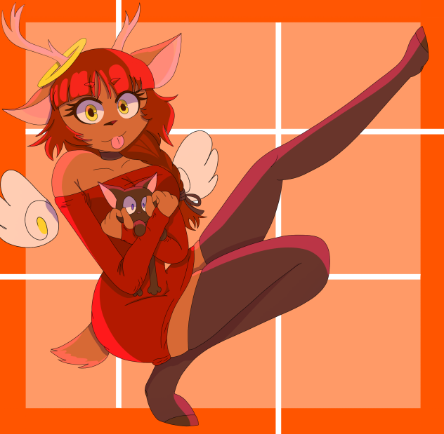 Blix my Deer girl oc