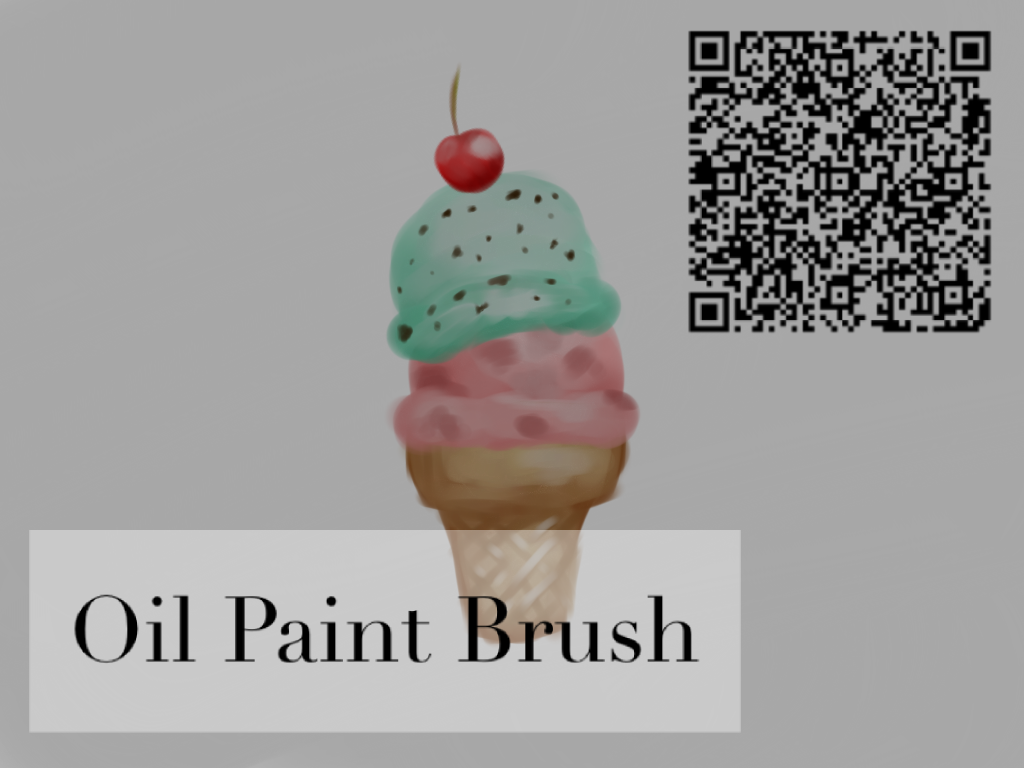 Oil paint brush ibisPaint