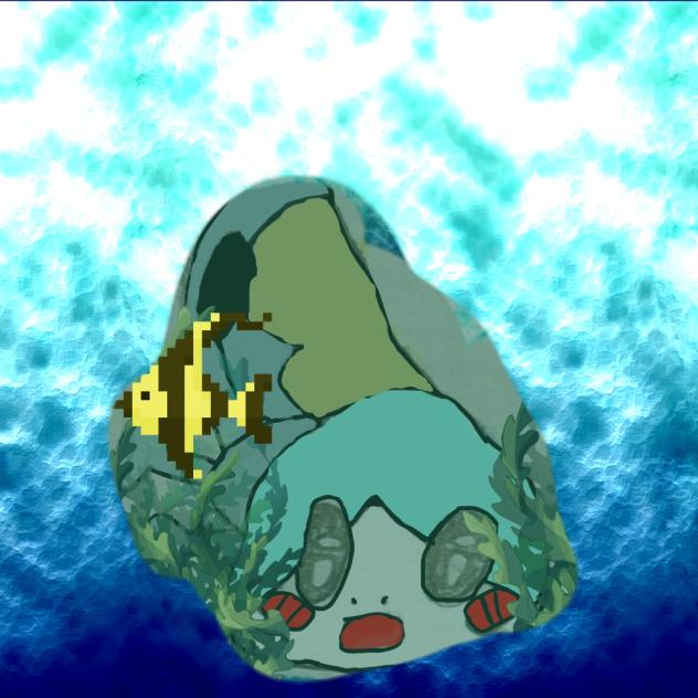 海に隠れたメッソン