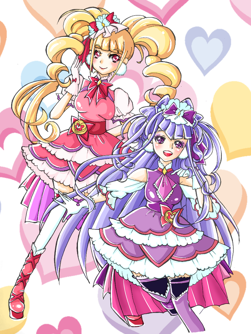 プリキュア カードウエハース6 HR キュアマシェリ キュアアムール