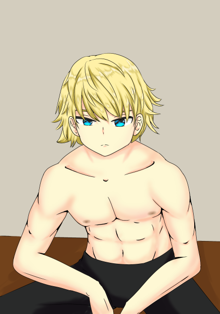 Feather but without his clothes