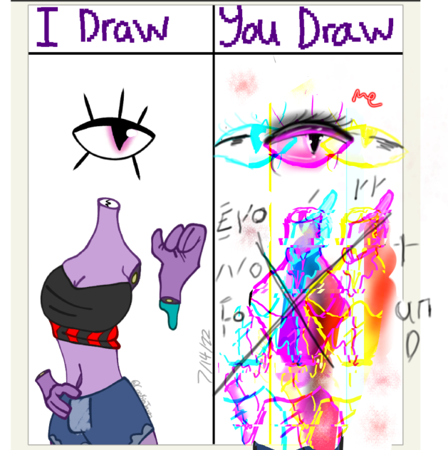 I draw you draw with nev ver 2