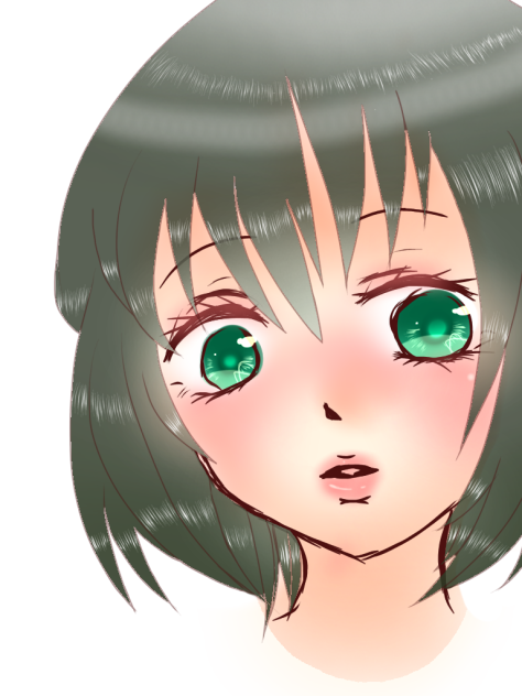 ただ唇描きたかっただけ