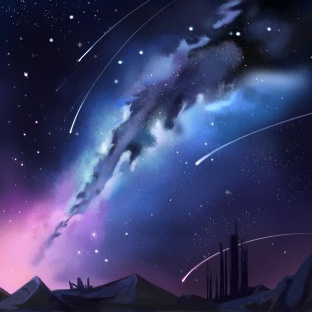 Night sky 1 - ibisPaint