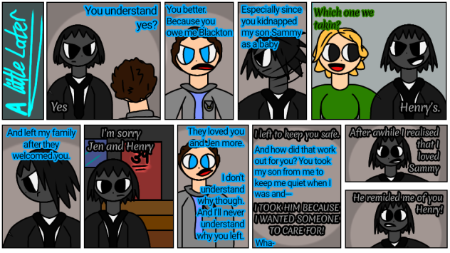 Blackton's fall...p3 A Half FNaF Comic