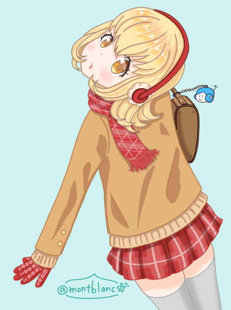 駅メモ 友荷なより 冬制服