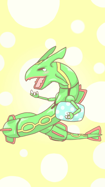 眠たいレックウザ