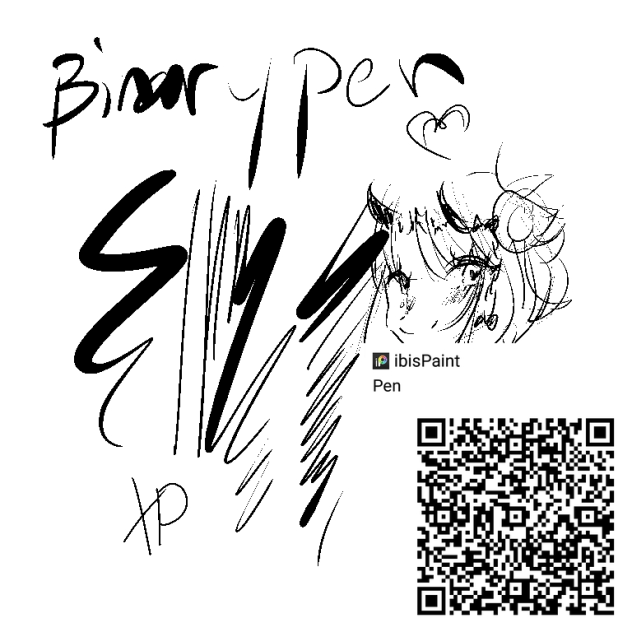Binary pen ibisPaint