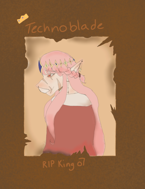 Technoblade •🐽• 👑🎗 - ibisPaint