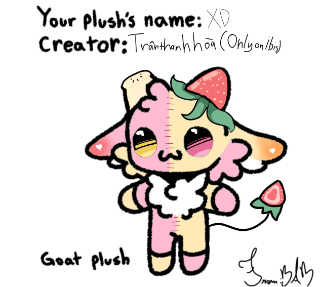 XD my 🐐🍌🍓plush